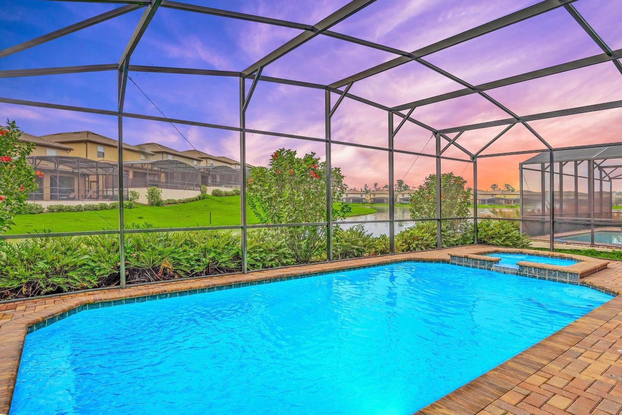 8Br Resort Home W Pool Hot Tub And Theatre Loft Киссимми Экстерьер фото