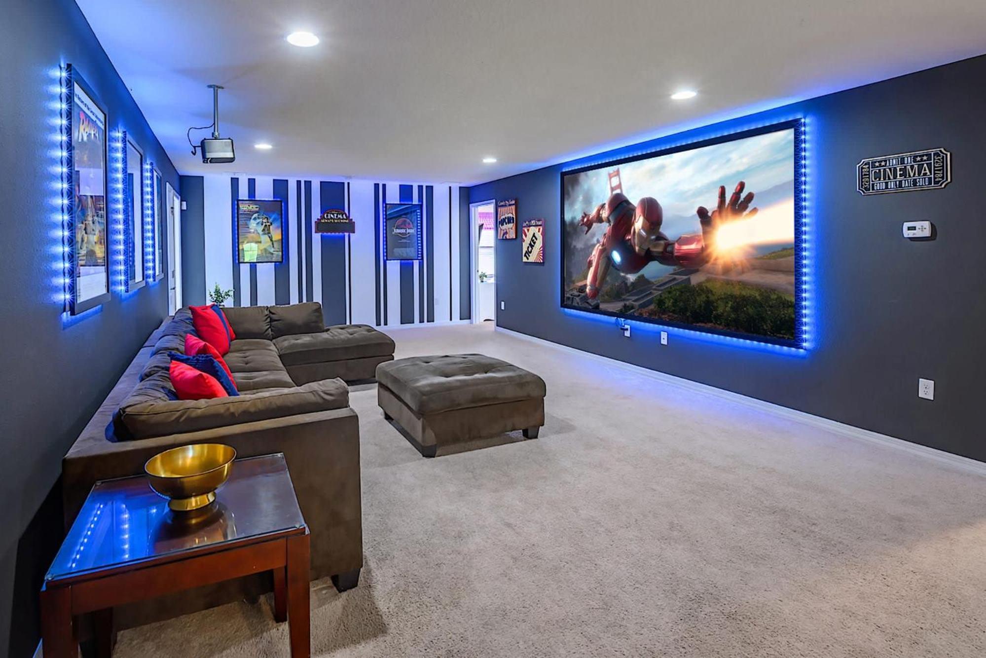 8Br Resort Home W Pool Hot Tub And Theatre Loft Киссимми Экстерьер фото