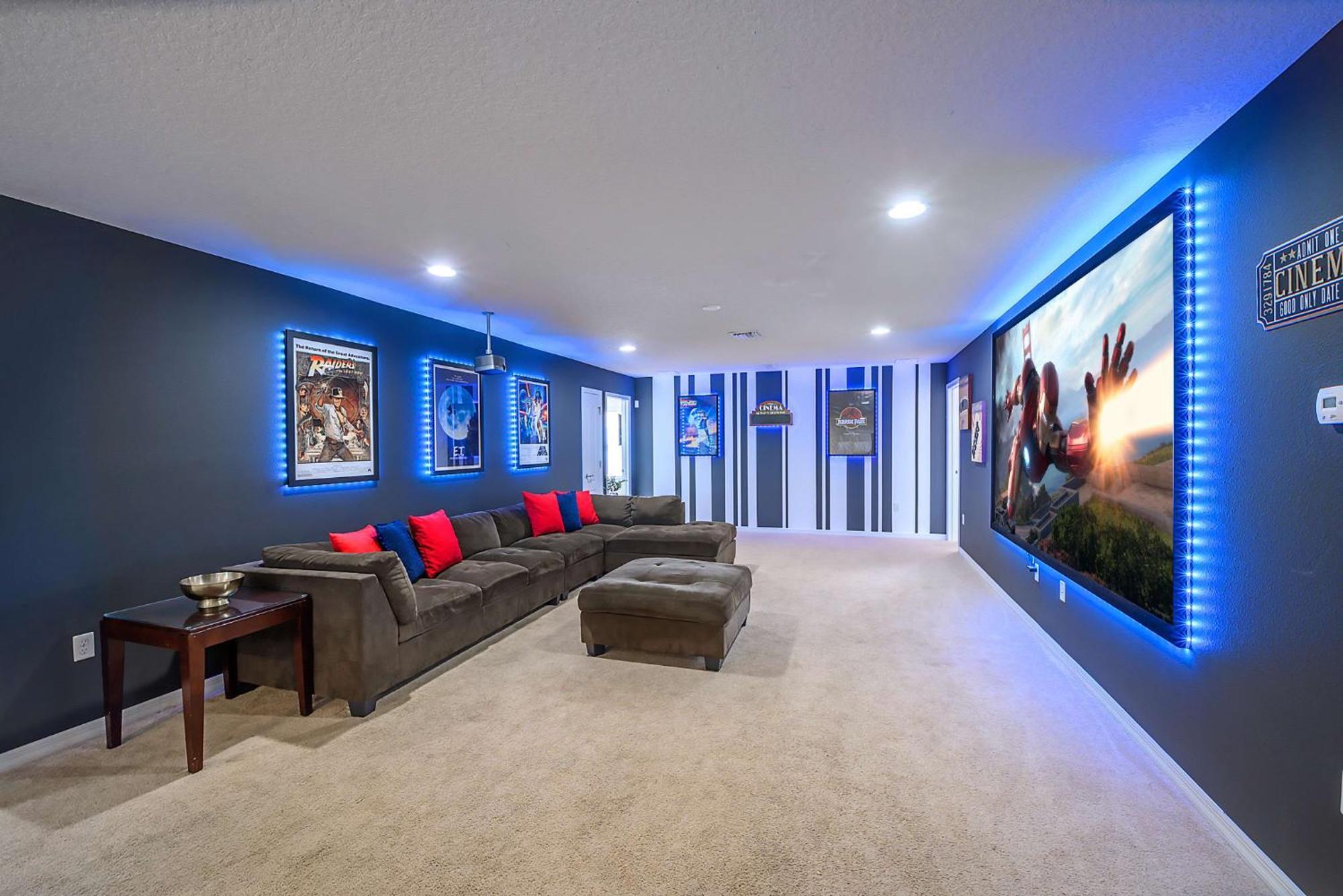 8Br Resort Home W Pool Hot Tub And Theatre Loft Киссимми Экстерьер фото